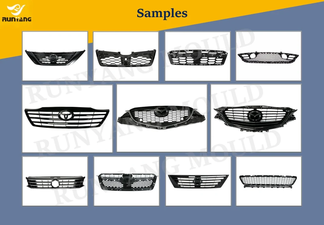 Auto Spare Part Plastic Injection Mould for Custom Car Grille