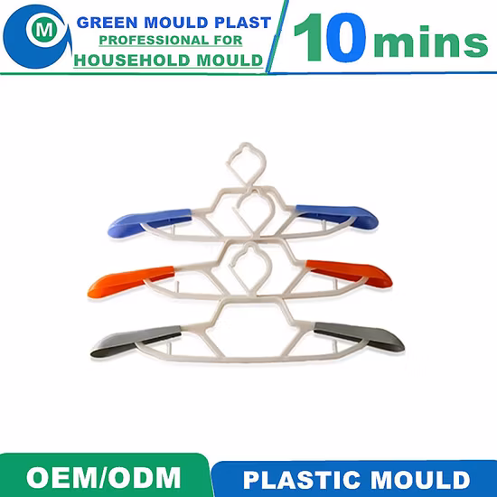 Molde de cabide de injeção de plástico de alta qualidade