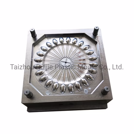 Talheres de plástico para injeção faca garfo molde para chá sopa colher fabricante de moldes